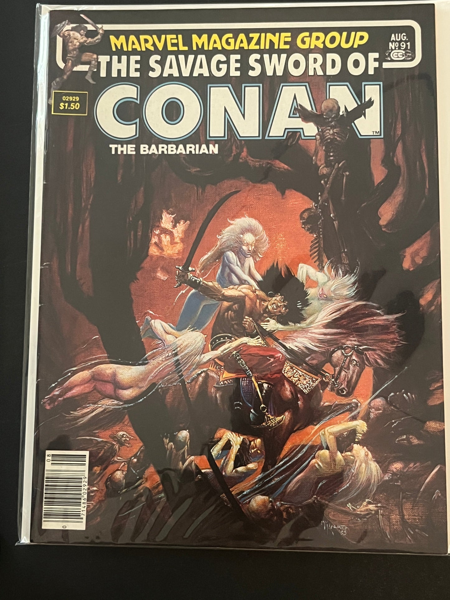 Savage Sword of Conan 91 VF-