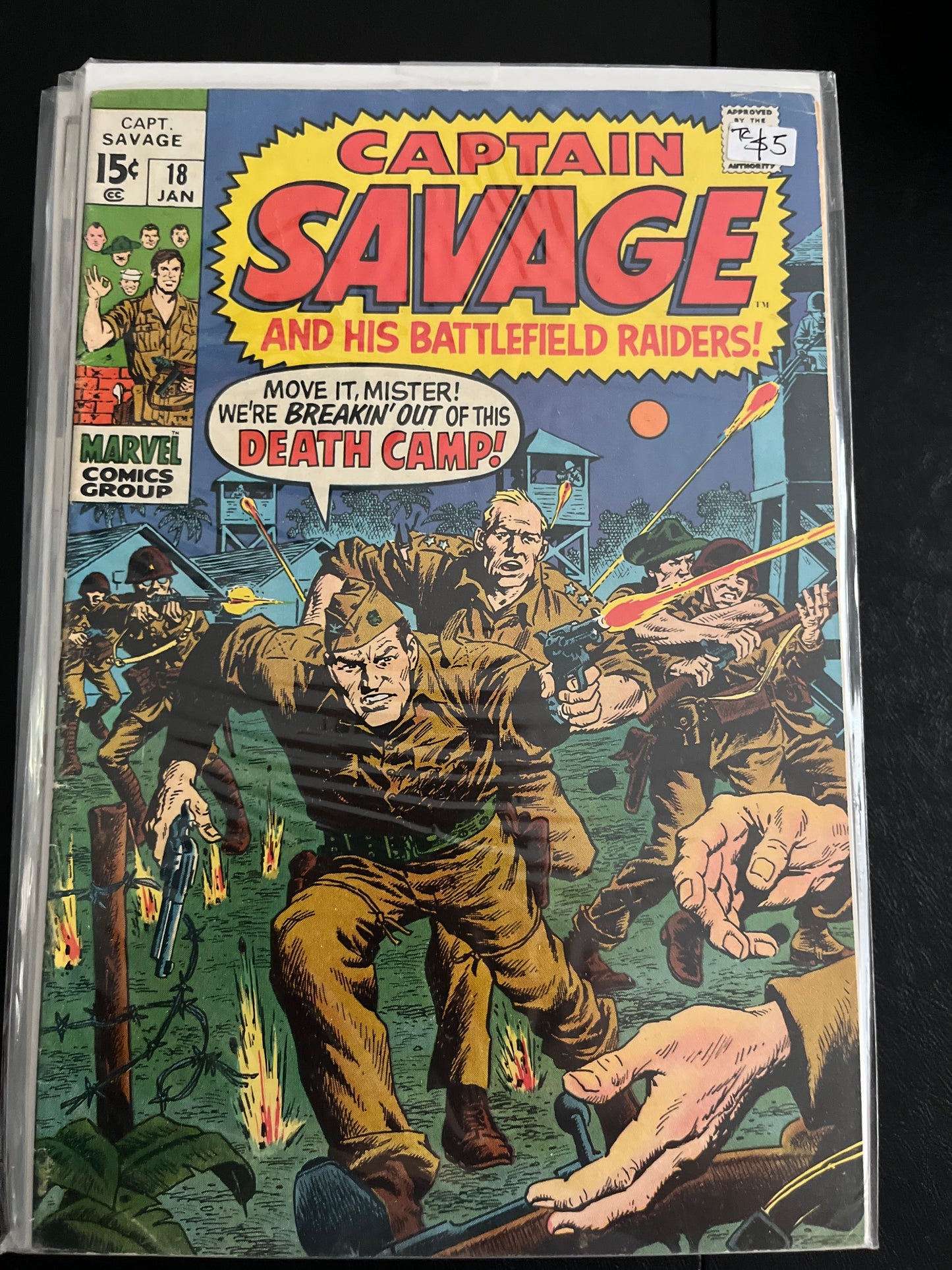 Captain Savage and his Leatherneck Raiders 18 F