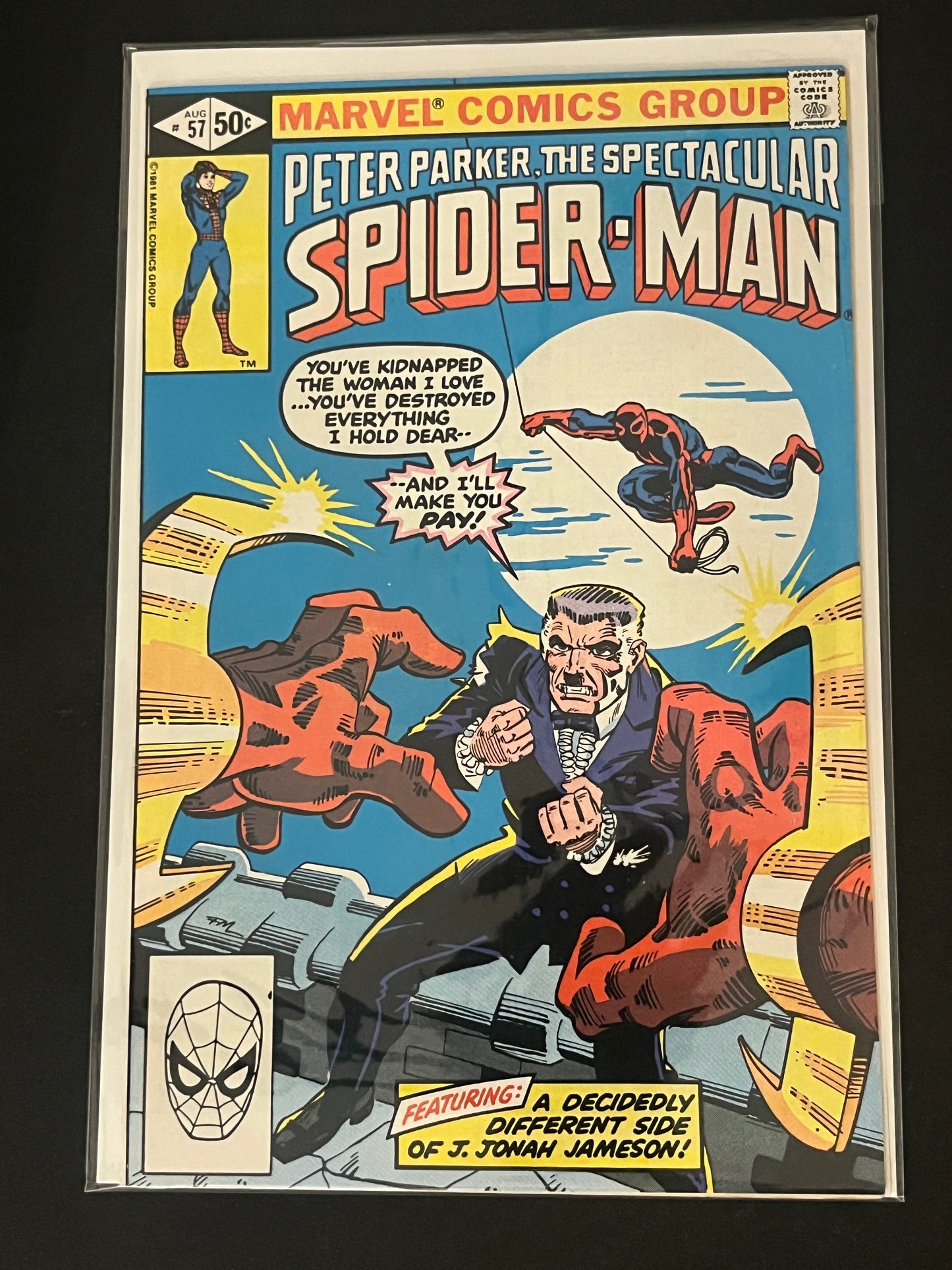 Peter Parker, The Spectacular Spider-Man 57 High Grade