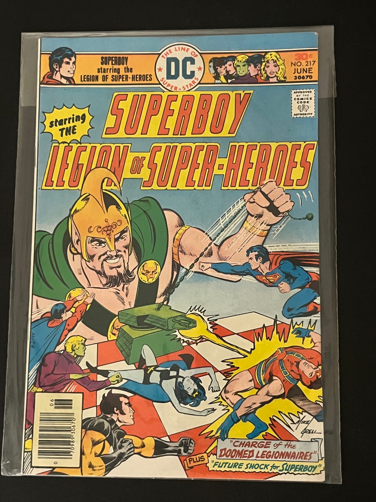 Superboy and The Legion of Super-Heores 217 High Grade