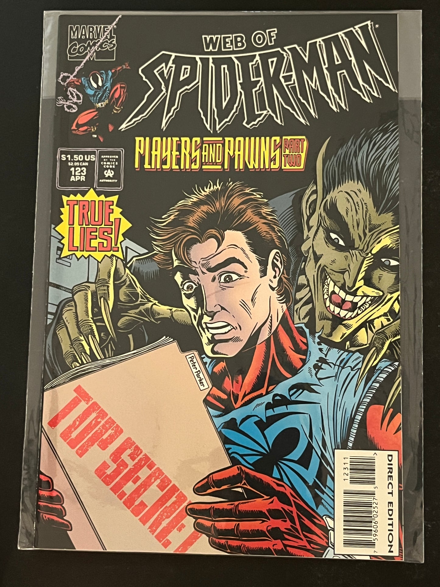 Web of Spider-Man 123 High Grade