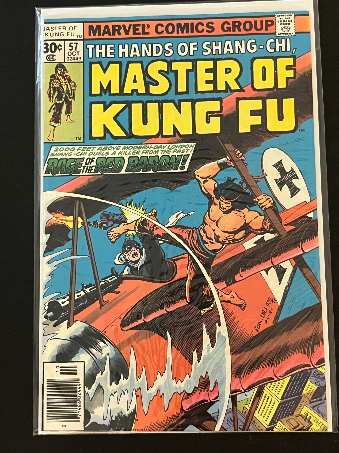 Hands of Shang-Chi, Master of Kung Fu 57 NM