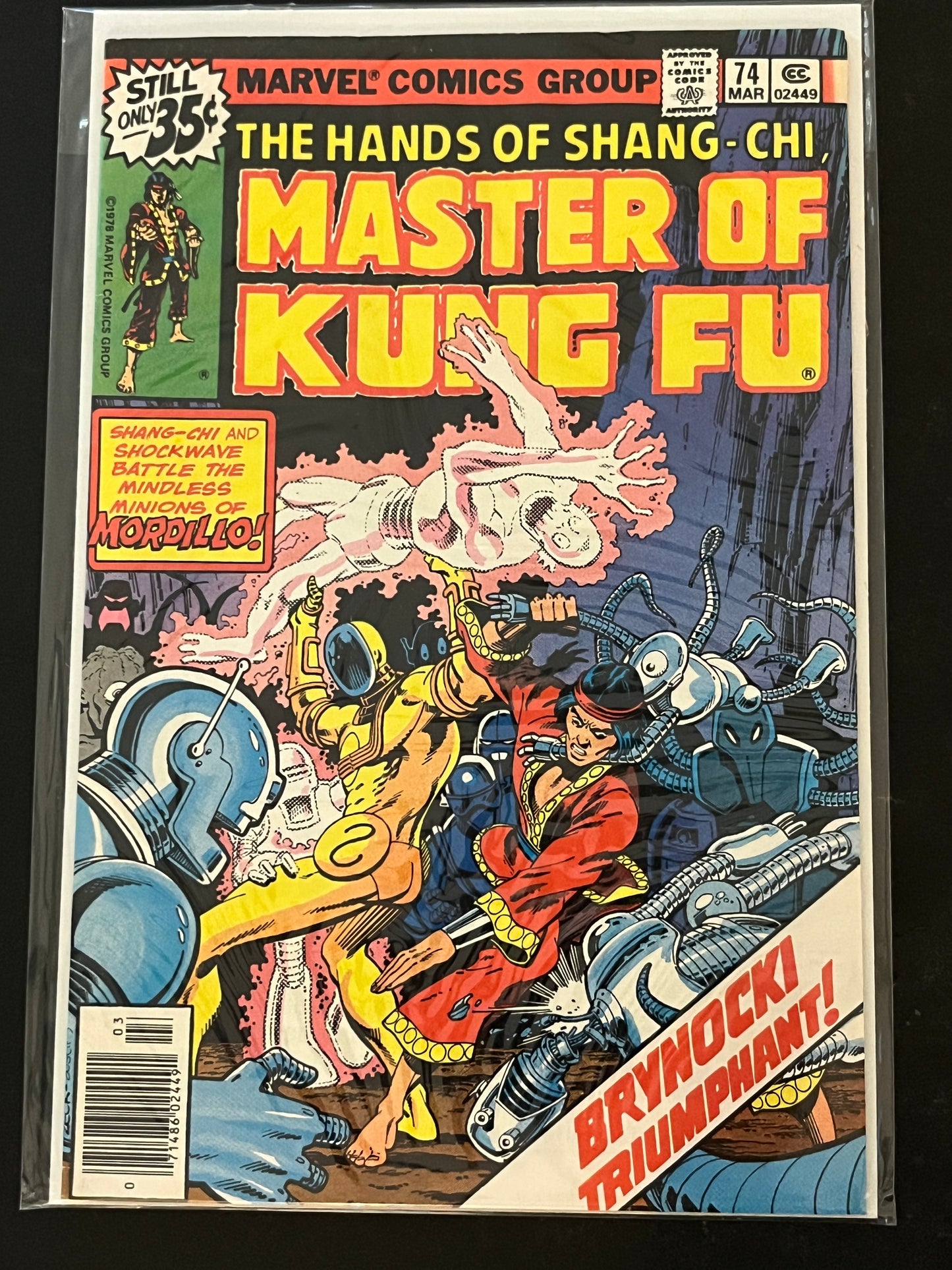 Hands of Shang-Chi, Master of Kung Fu 74 NM