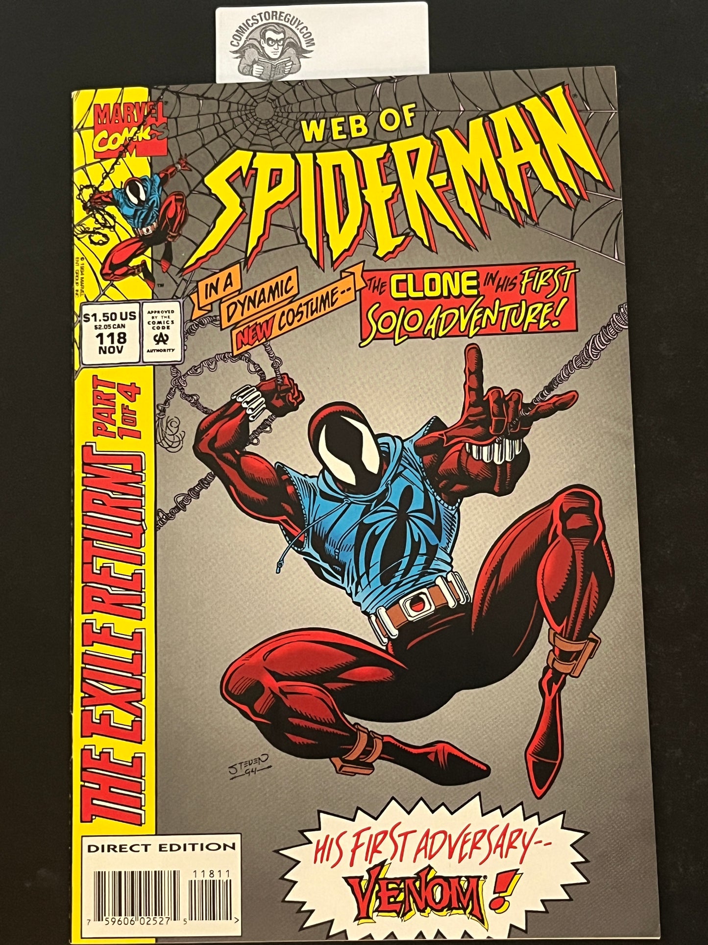 Web of Spider-Man 118 NM-