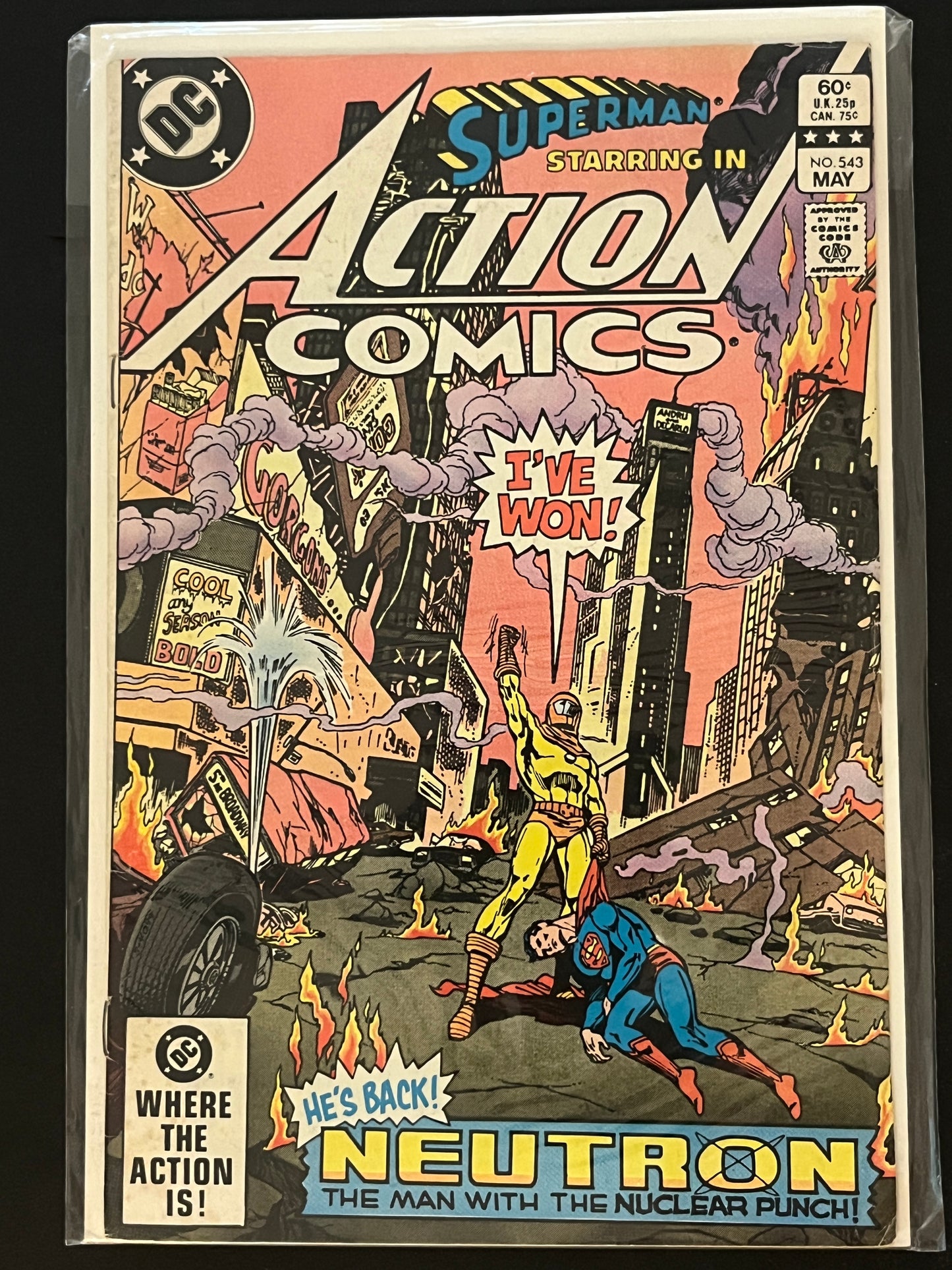 Action Comics 543 mid grade