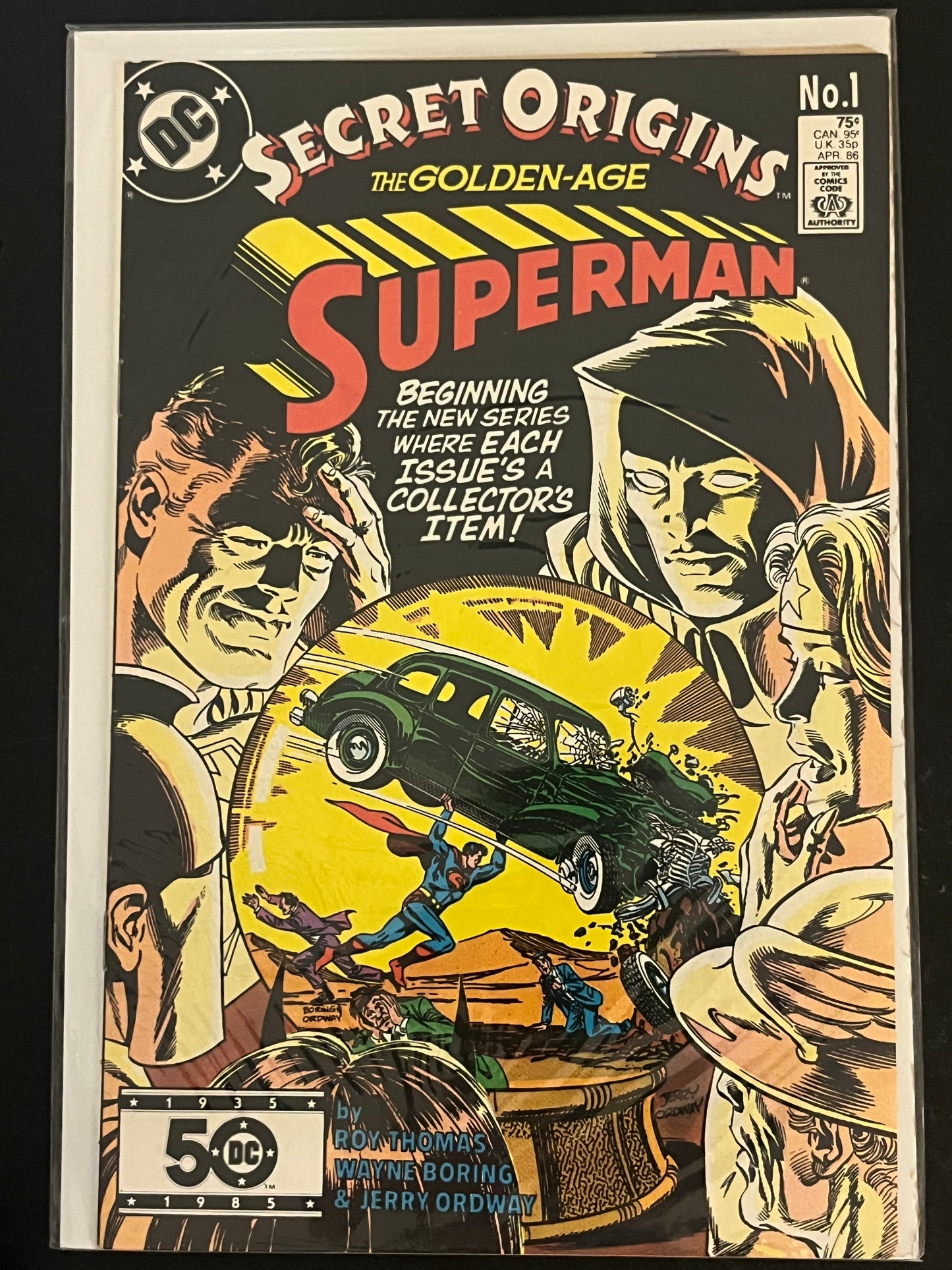 Secret Origins 1 Mid Grade