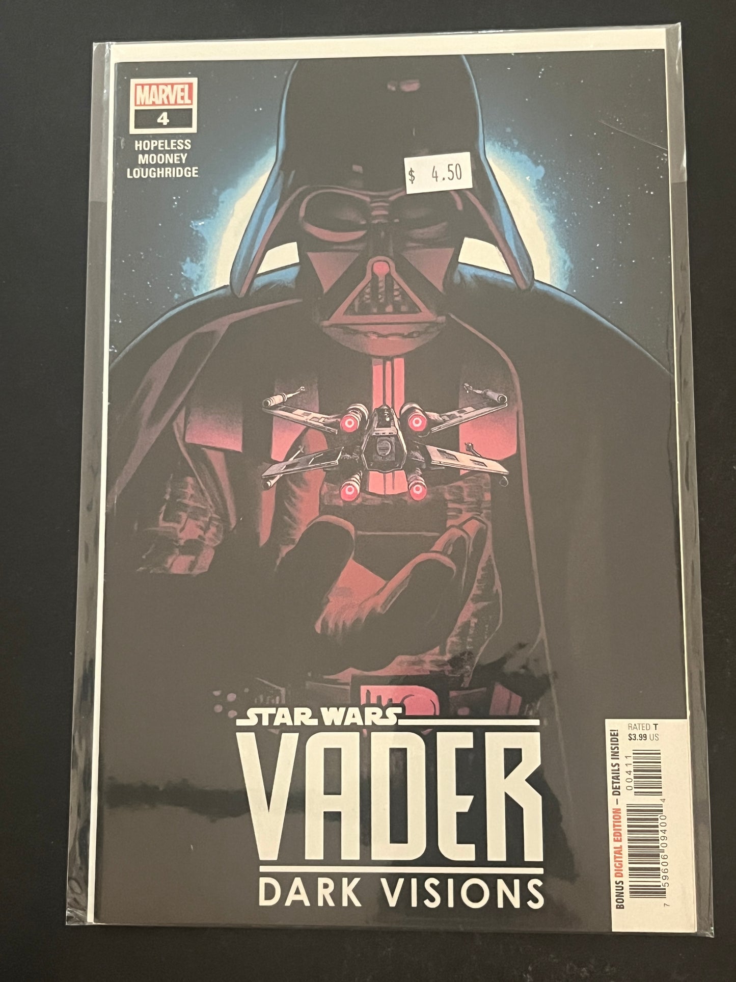 Star Wars Vader Dark Visions 4 NM