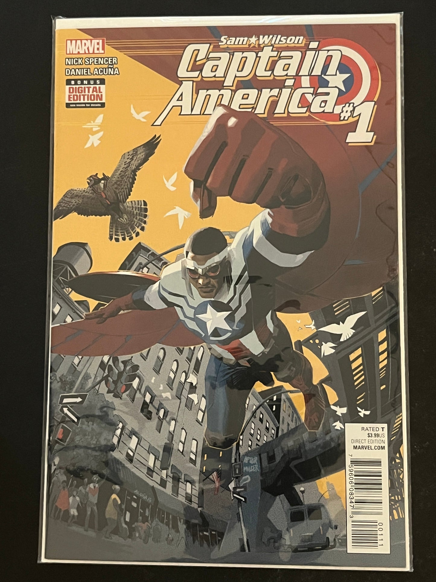 Sam Wilson Captain America 1 NM