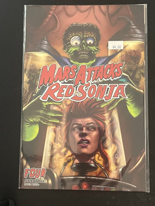Mars Attacks Red Sonja 4 High Grade
