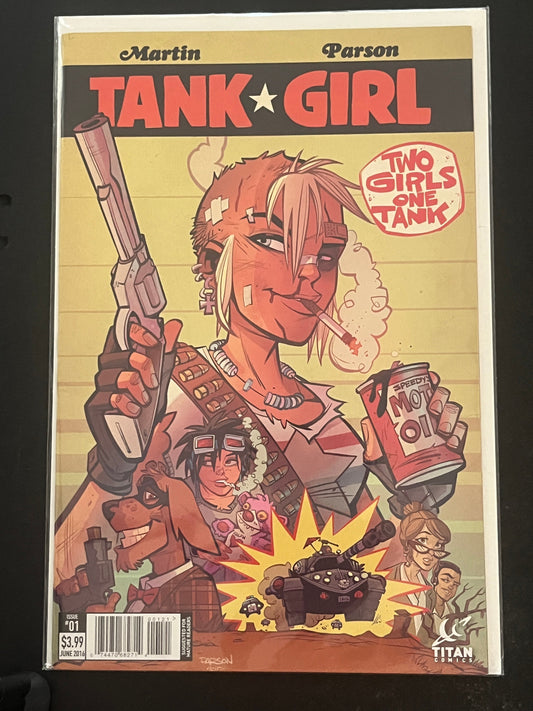 Tank Girl Two Girls One Tank 1 High Grade