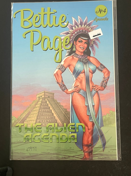 Bettie Page Alien Agenda 4 High Grade