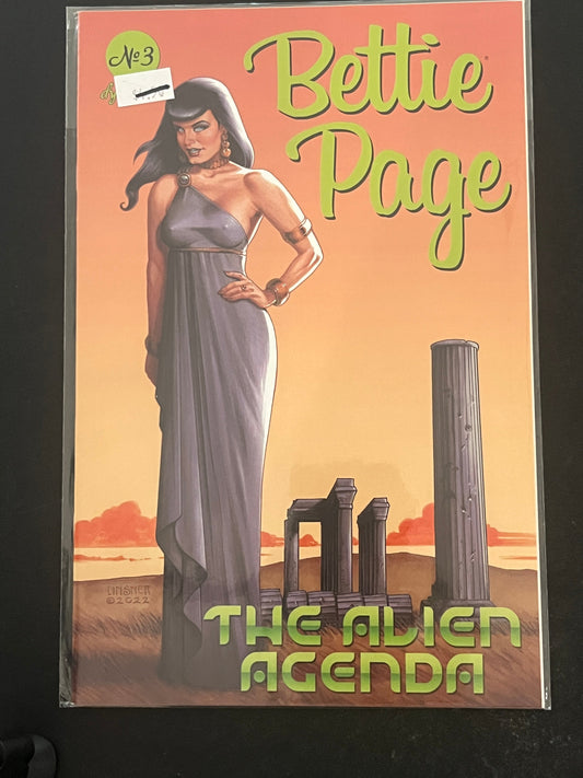 Bettie Page Alien Agenda 3 High Grade