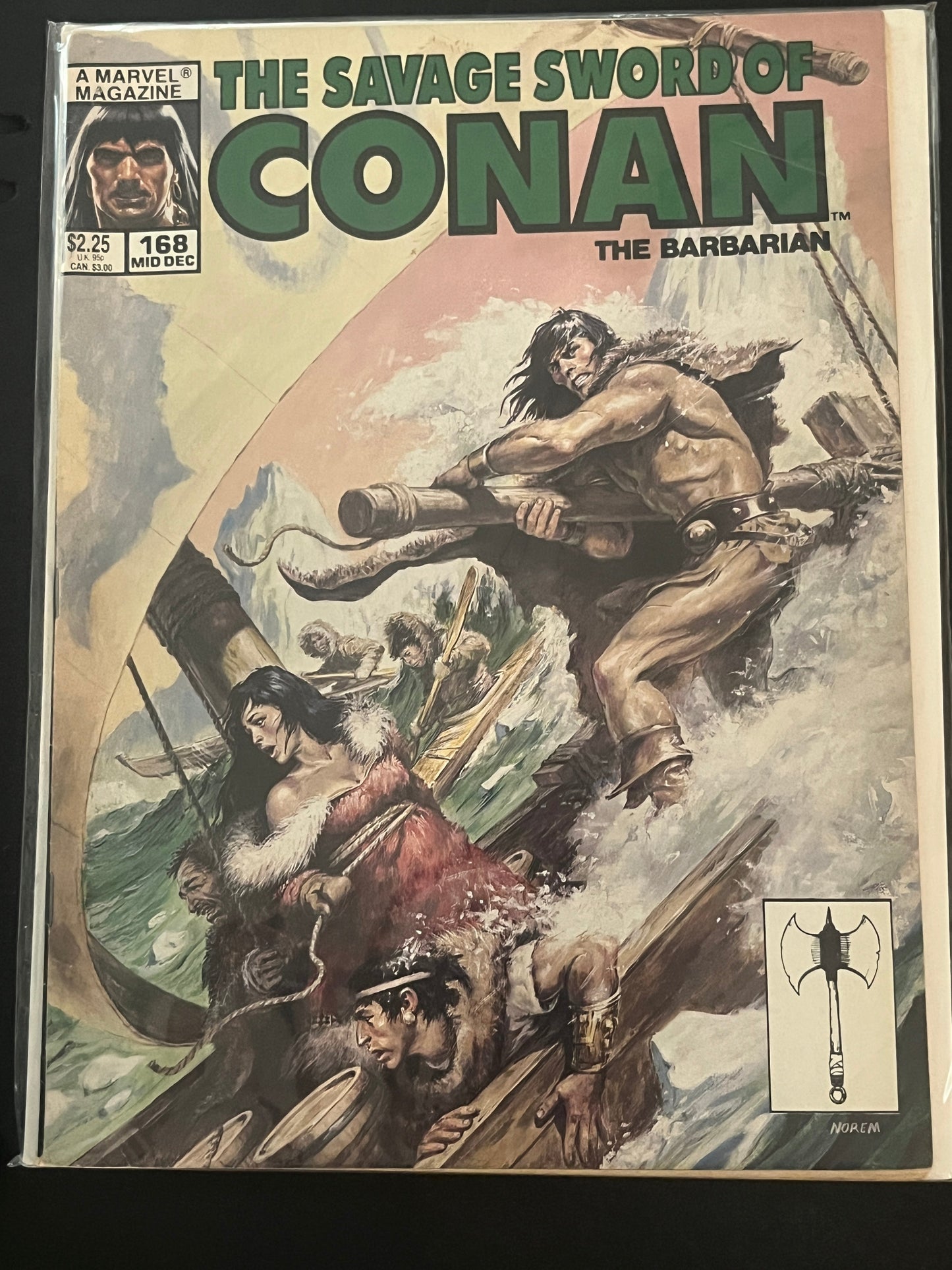 Savage Sword of Conan 168 NM