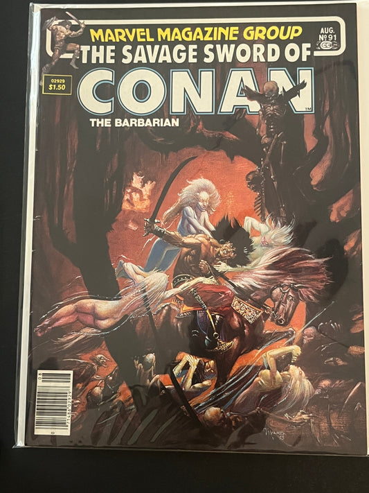 Savage Sword of Conan 91 VF-