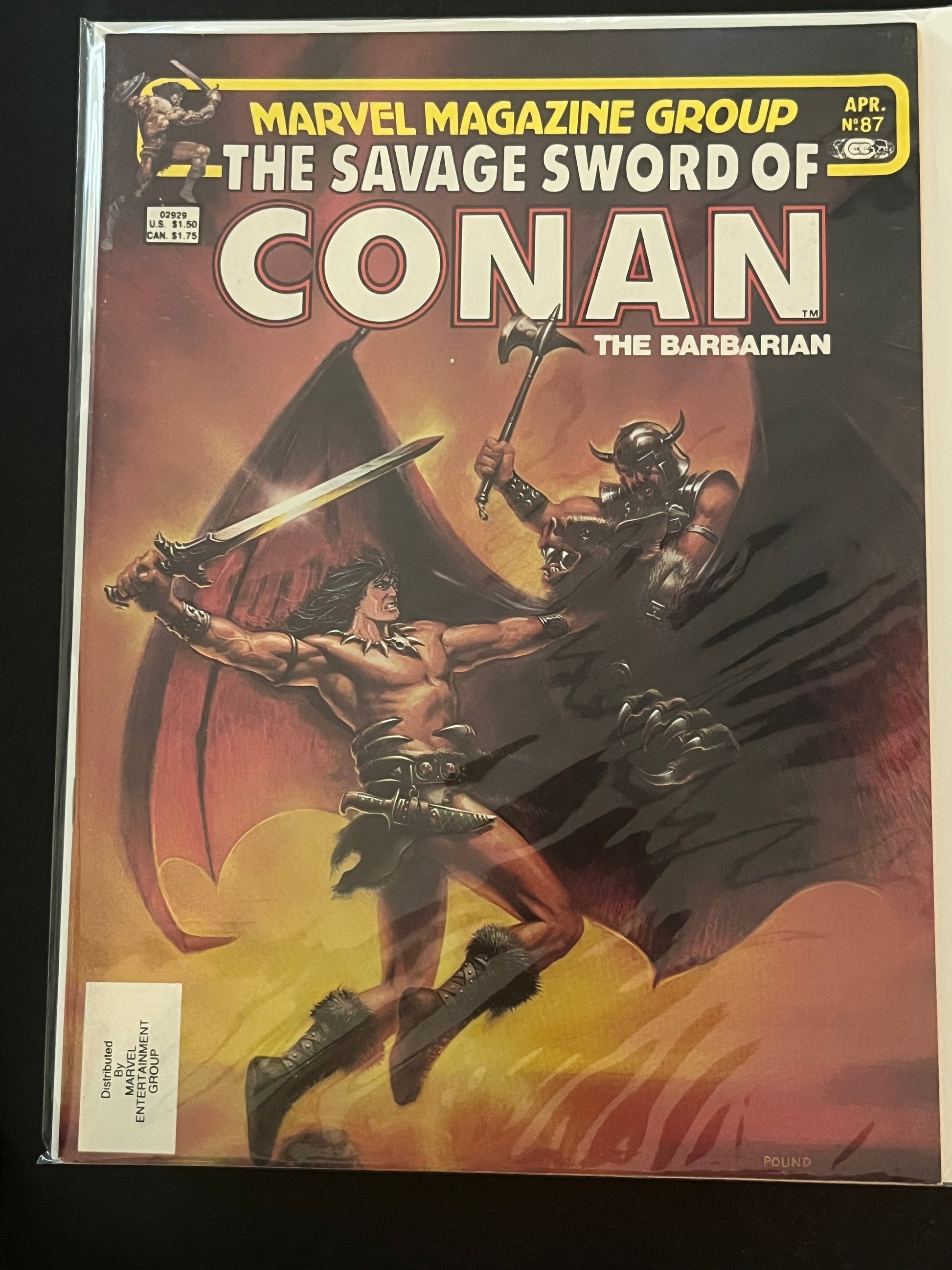 Savage Sword of Conan 87 NM