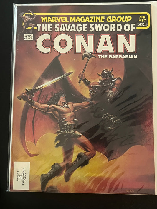 Savage Sword of Conan 87 NM