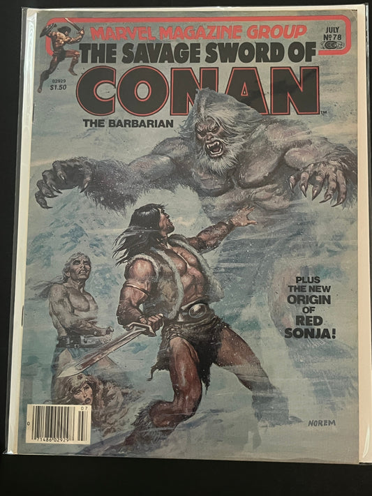Savage Sword of Conan 78 NM