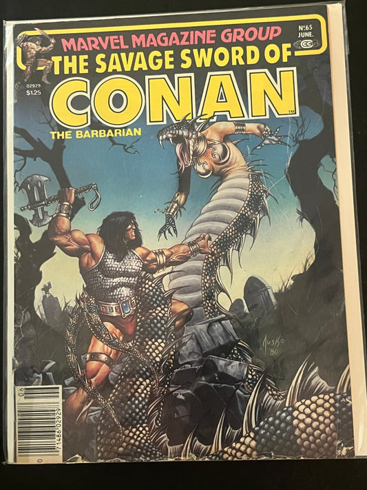 Savage Sword of Conan 65 VG
