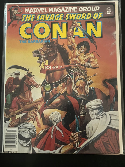 Savage Sword of Conan 63 VG