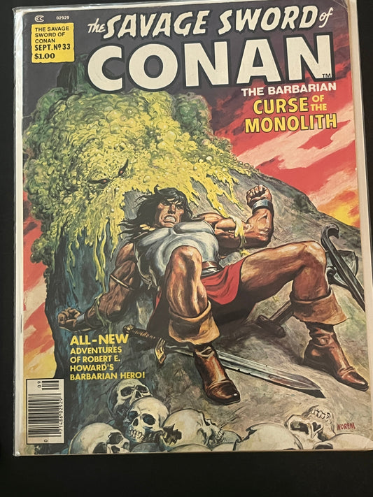 Savage Sword of Conan 33 VG