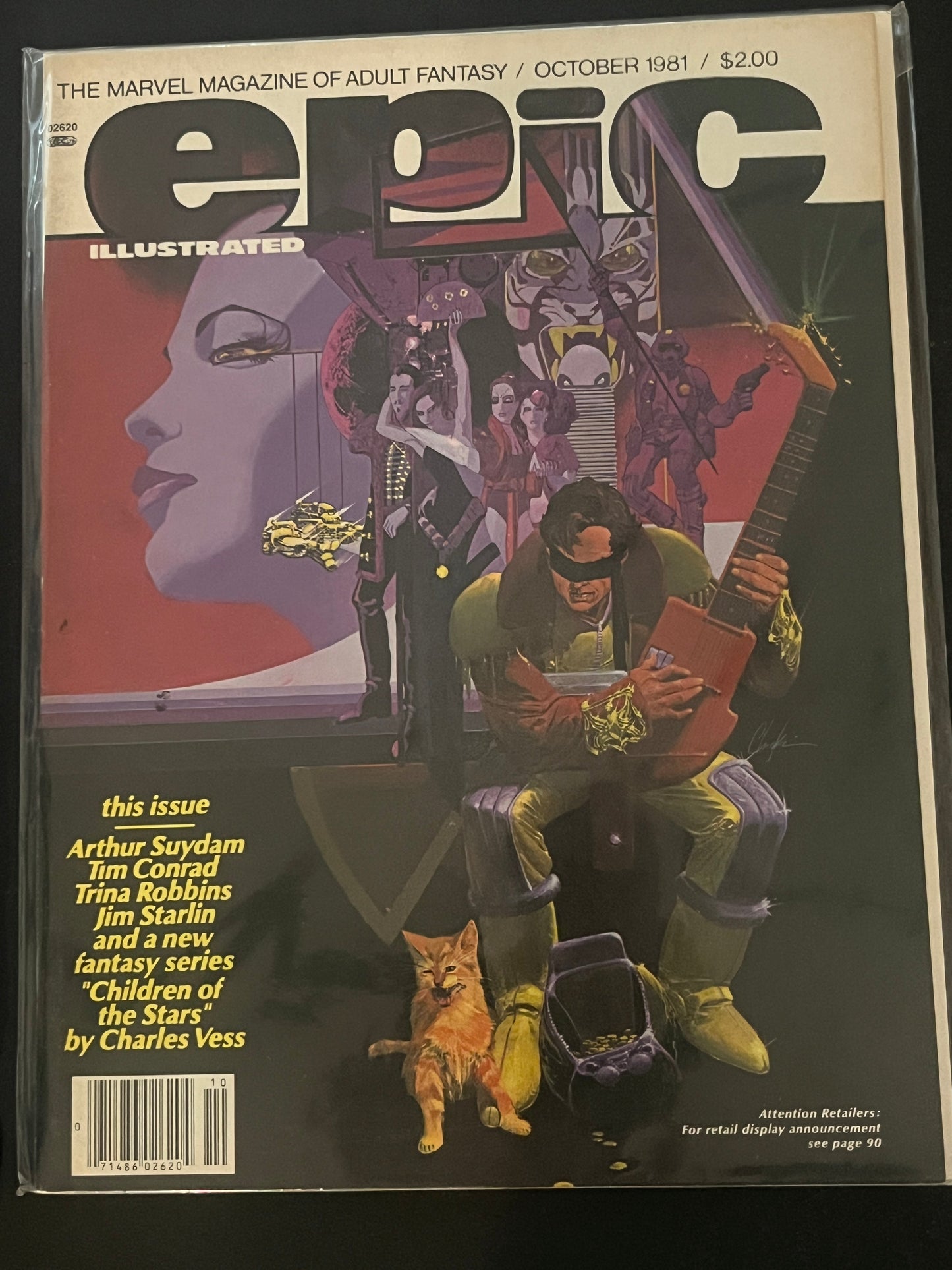 Epic Illustrated October 1981 VF