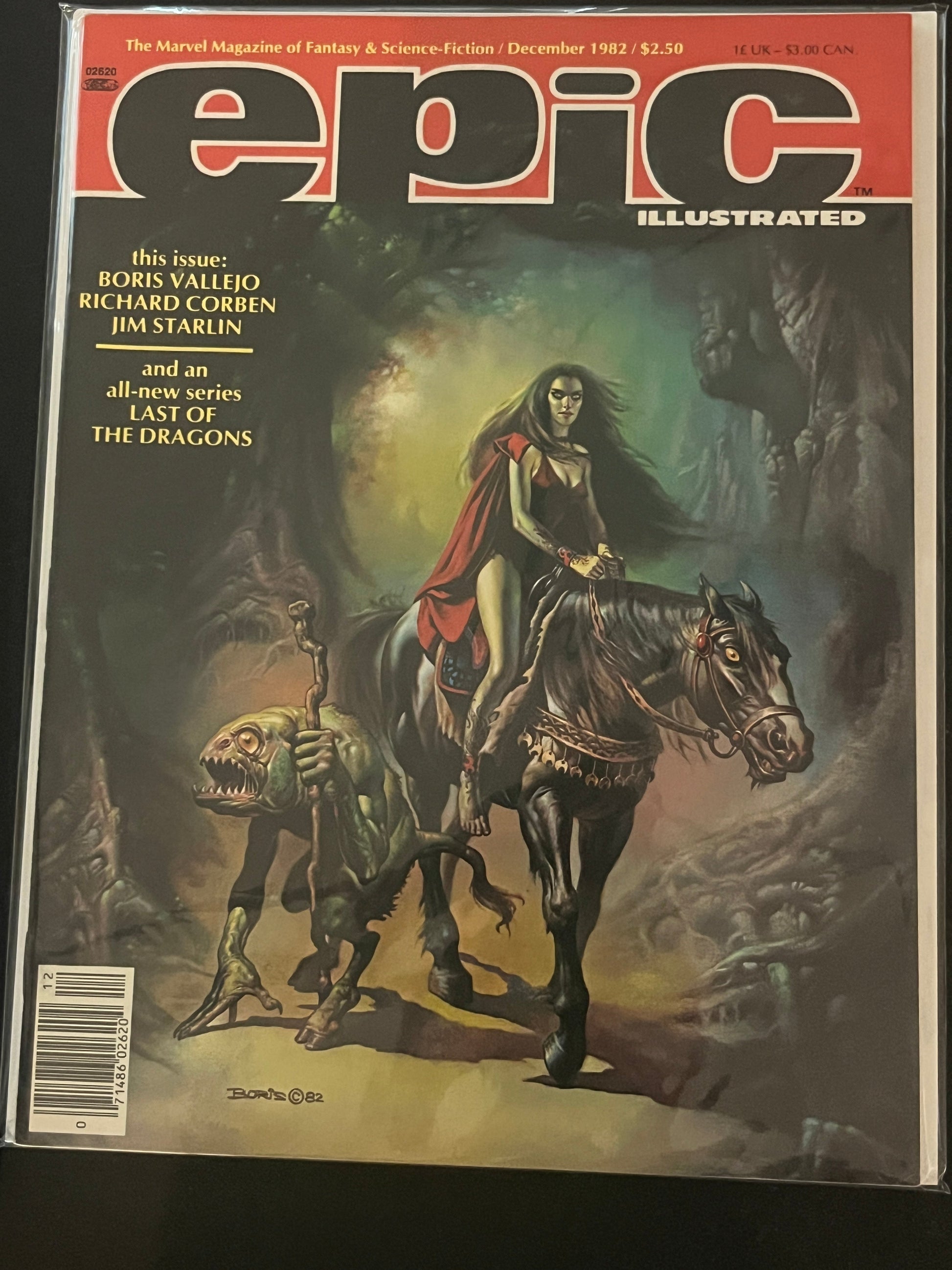 Epic Illustrated December 1982 NM