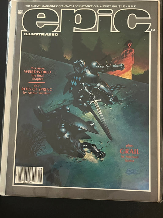 Epic Illustrated August 1982 NM