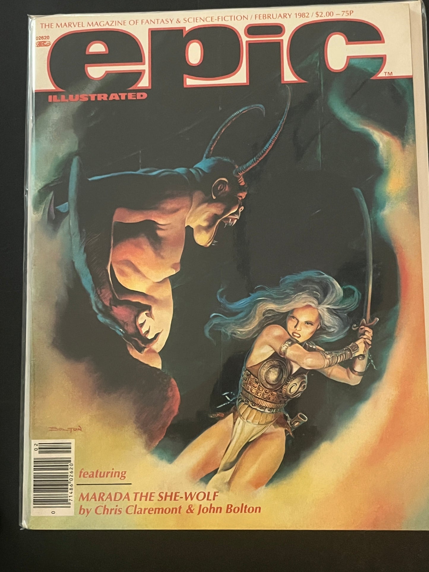 Epic Illustrated February 1982 NM