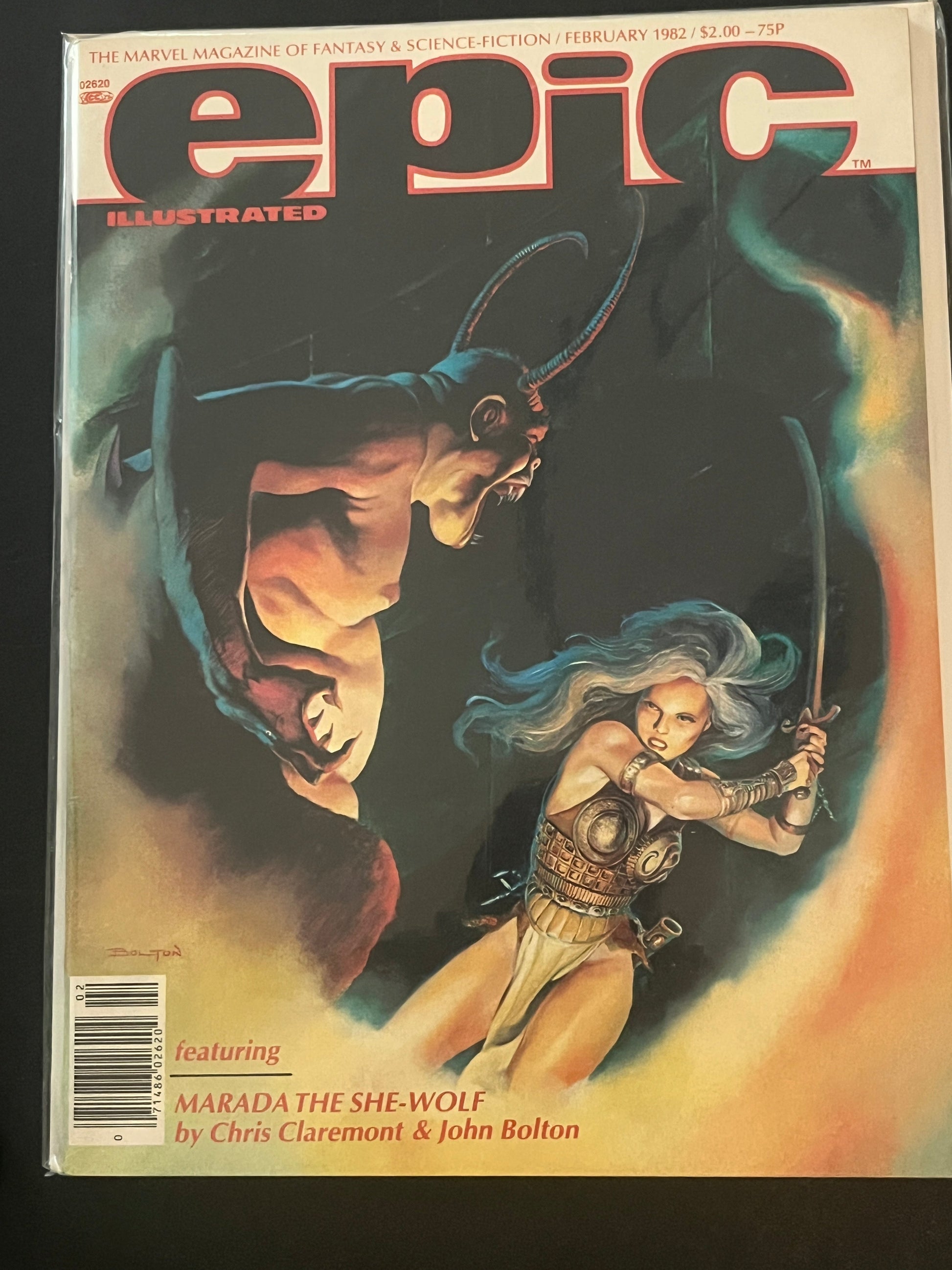 Epic Illustrated February 1982 NM