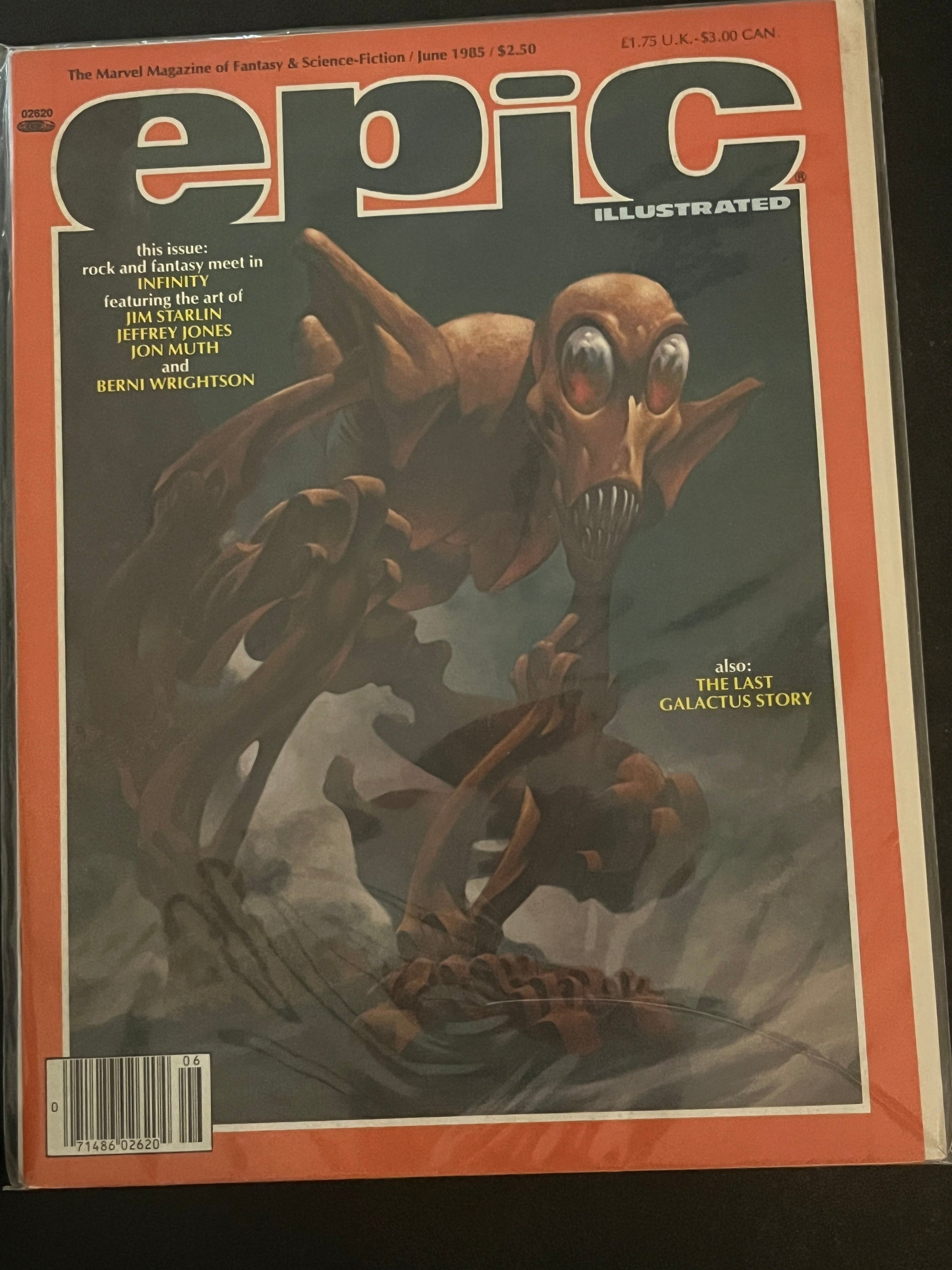 Epic Illustrated June 1985 VF