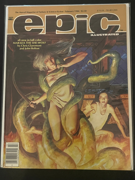 Epic Illustrated February 1984 NM