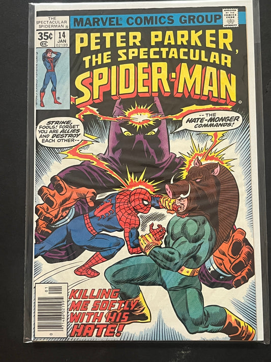 Peter Parker the Spectacular Spider-Man 14 VF+