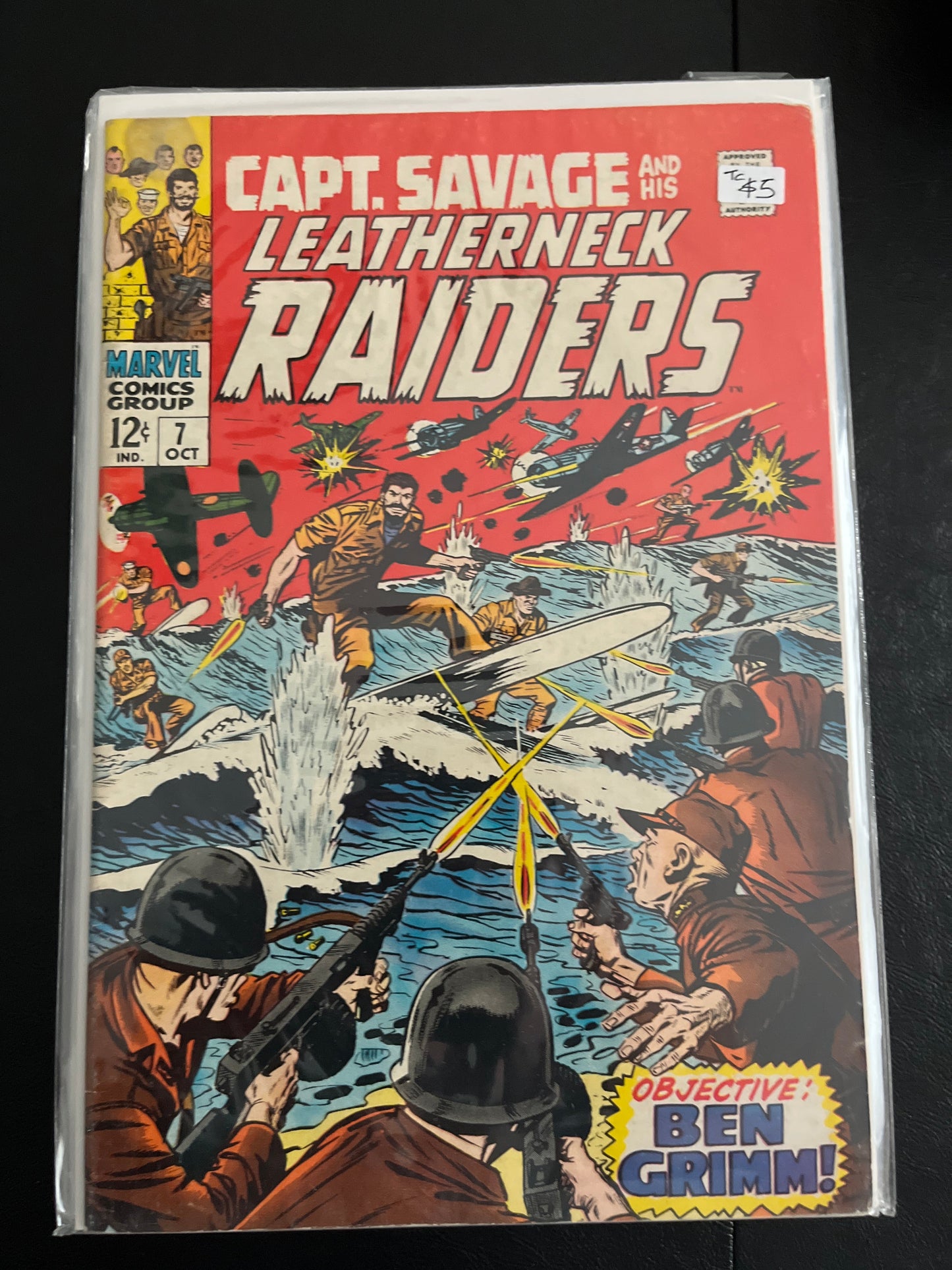 Captain Savage and his Leatherneck Raiders 7 VG