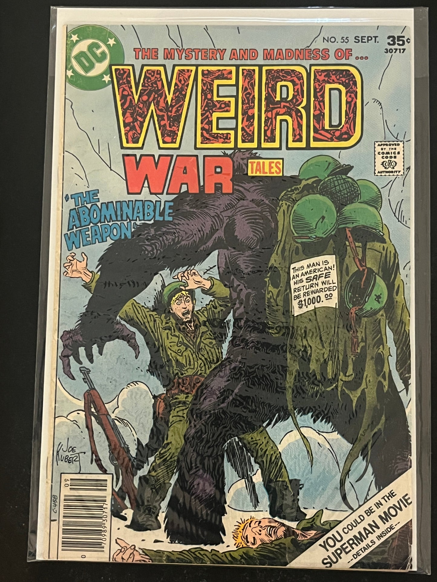 Weird War Tales 55 VG