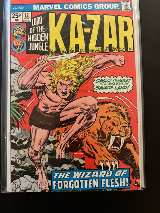 Ka-Zar Volume 2 12 VF+