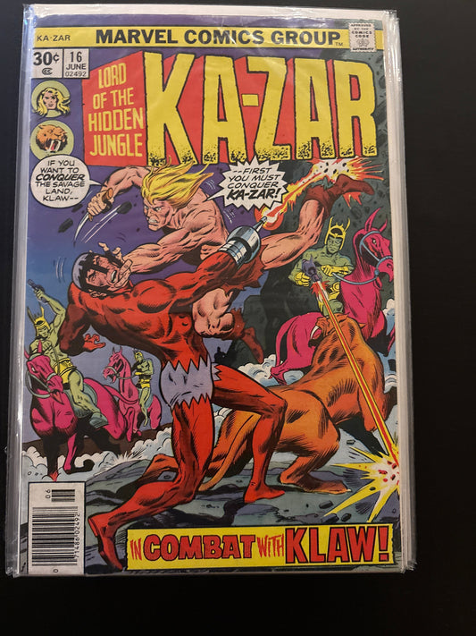 Ka-Zar Volume 2 16 F-