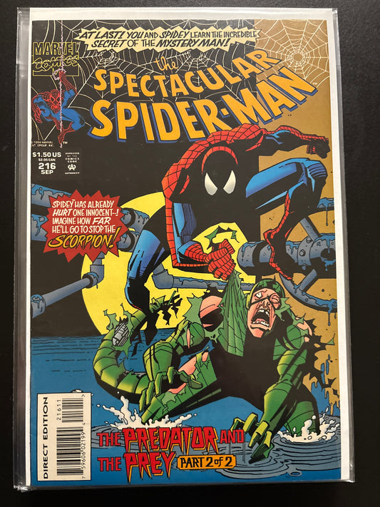 Peter Parker the Spectacular Spider-Man 216 NM