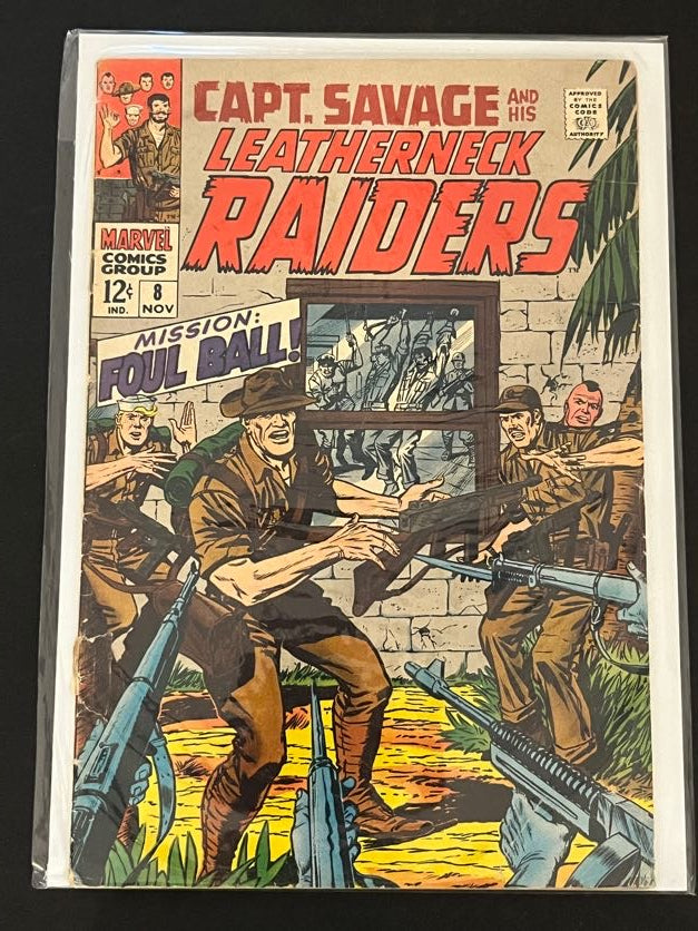 Captain Savage and Leatherneck Raiders 8 VG