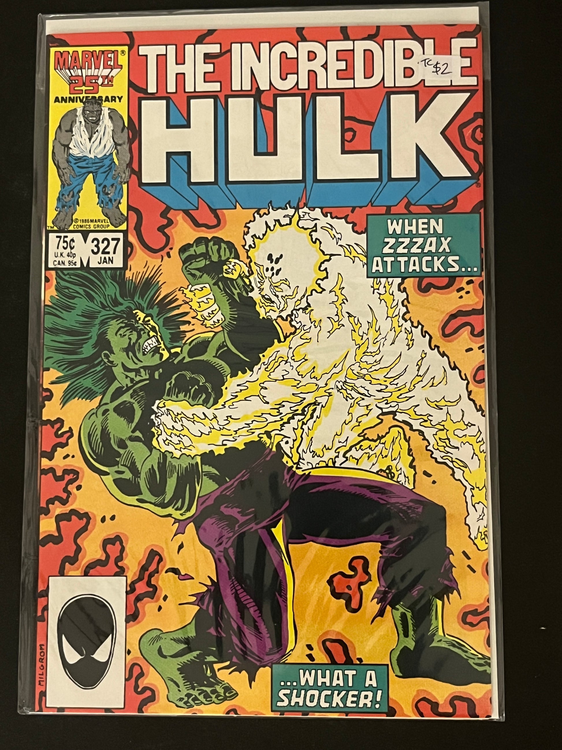 The Increbile Hulk 327 High Grade