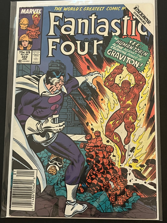 Fantastic Four 322 Mid Grade