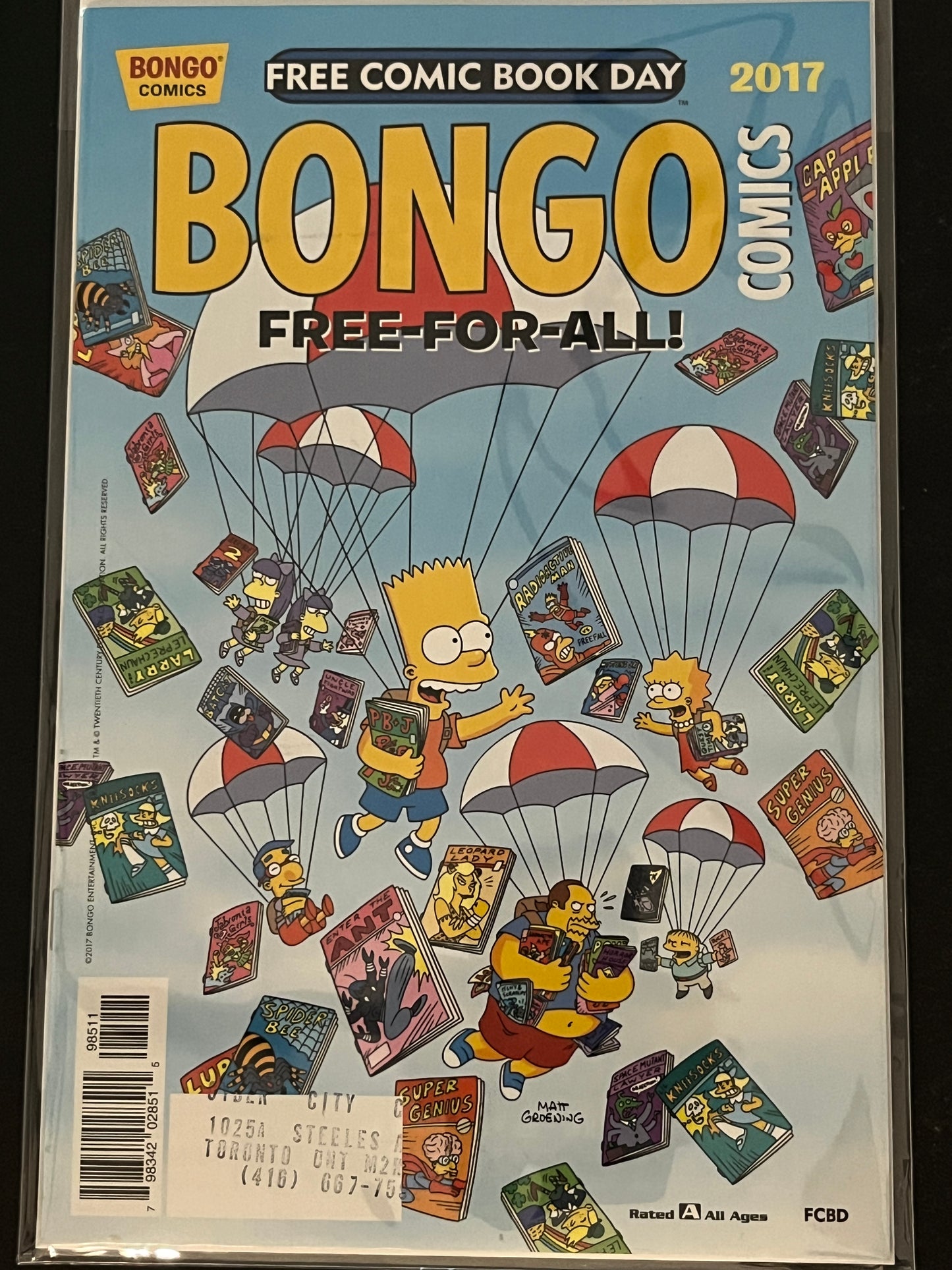 Bongo Comics FCBD 1 High Grade
