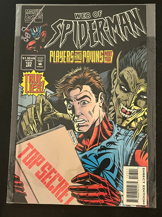 Web of Spider-Man 123 High Grade