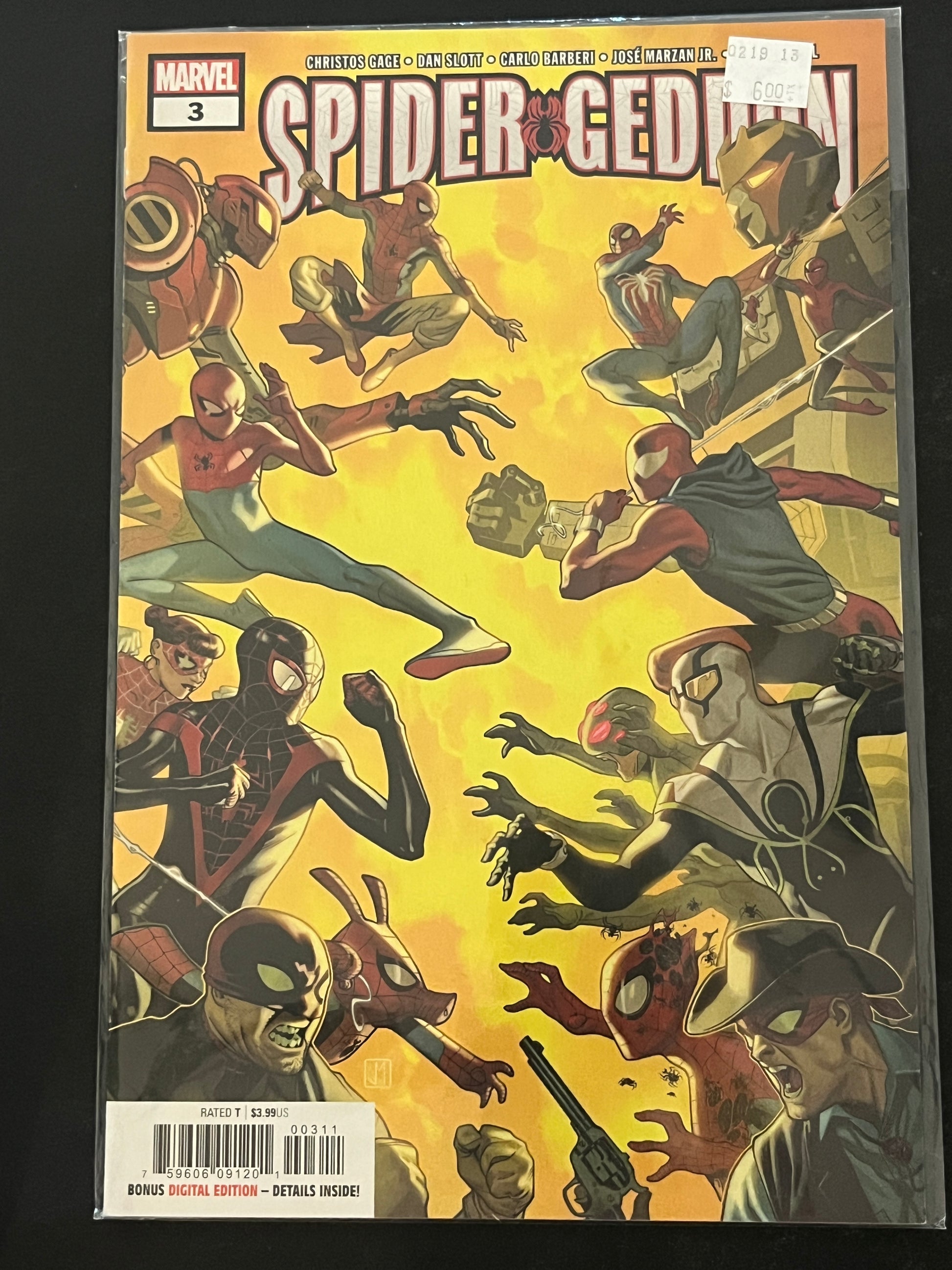 Spider-Geddon 3 High Grade