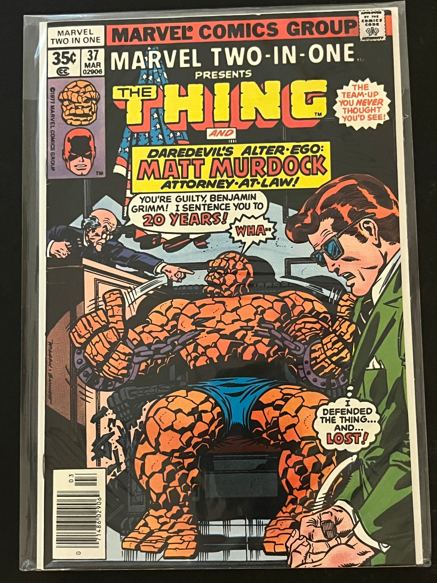 Marvel Two-In-One 37 VF+