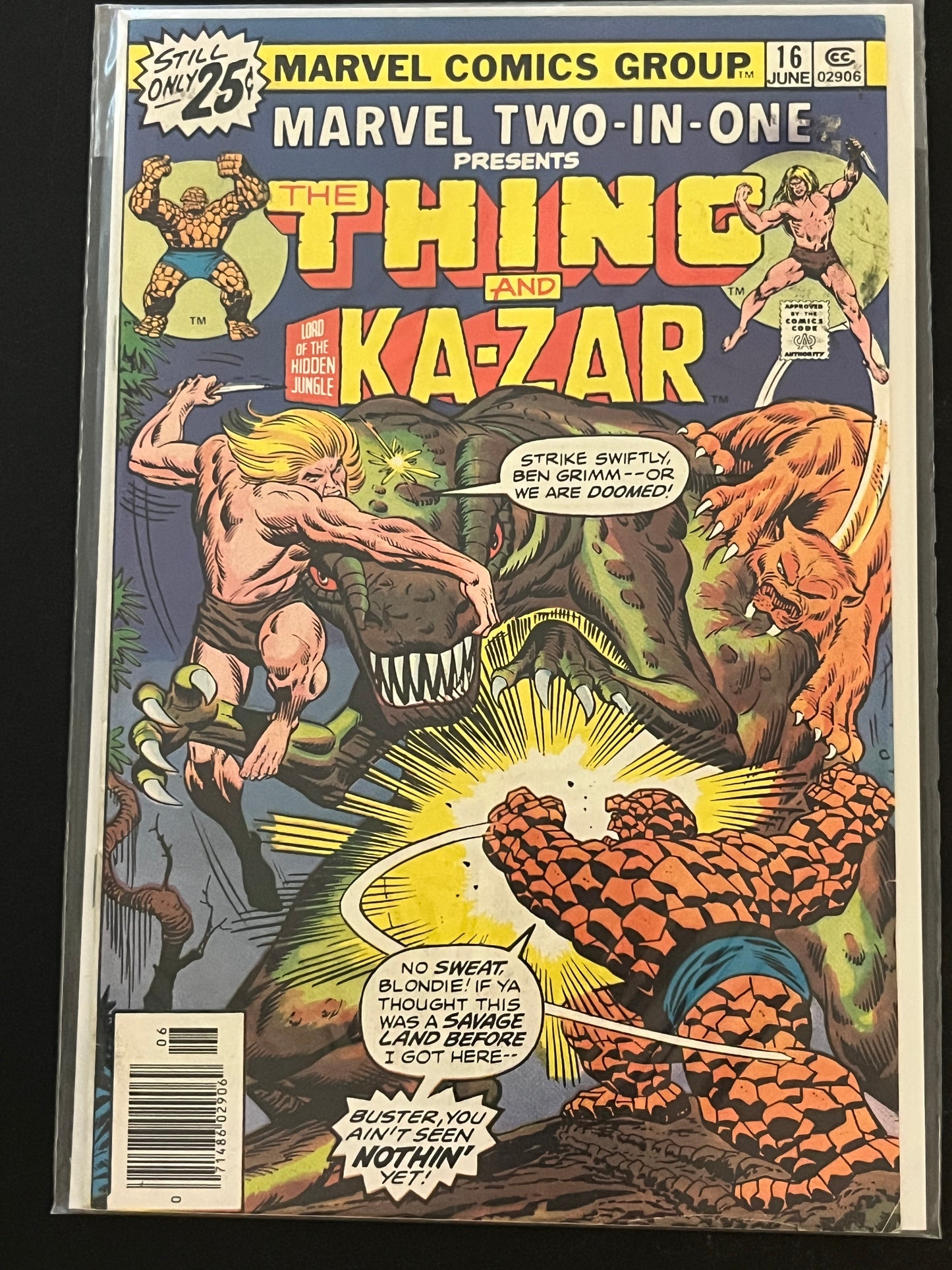 Marvel Two-In-One 16 F+