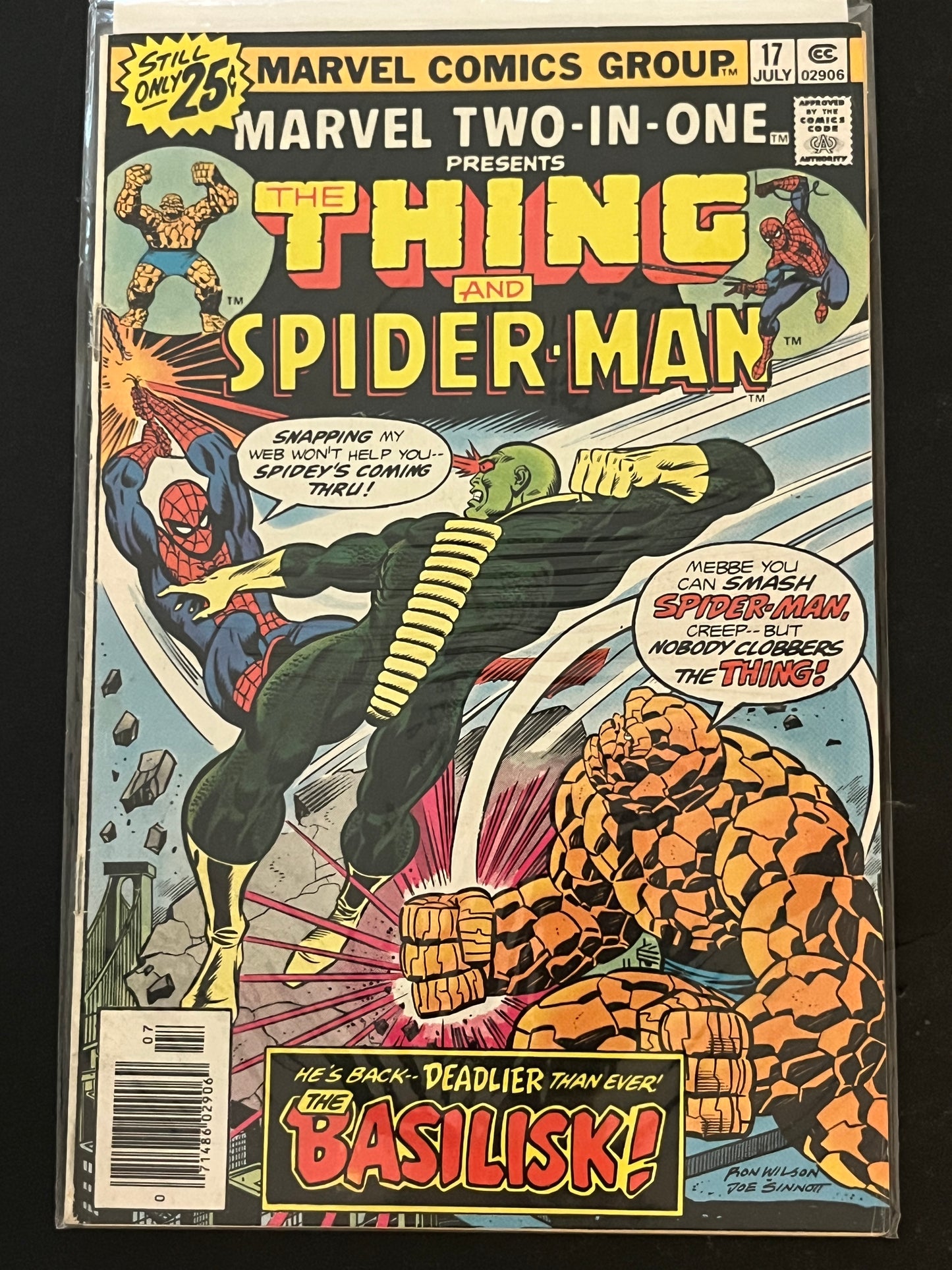 Marvel Two-In-One 17 F+