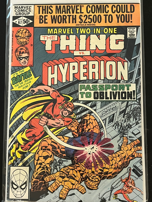 Marvel Two-In-One 67 VF