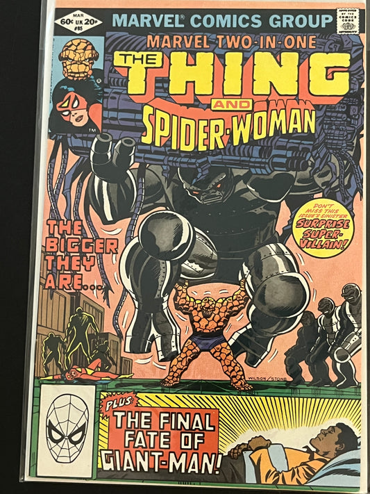 Marvel Two-In-One 85 High Grade