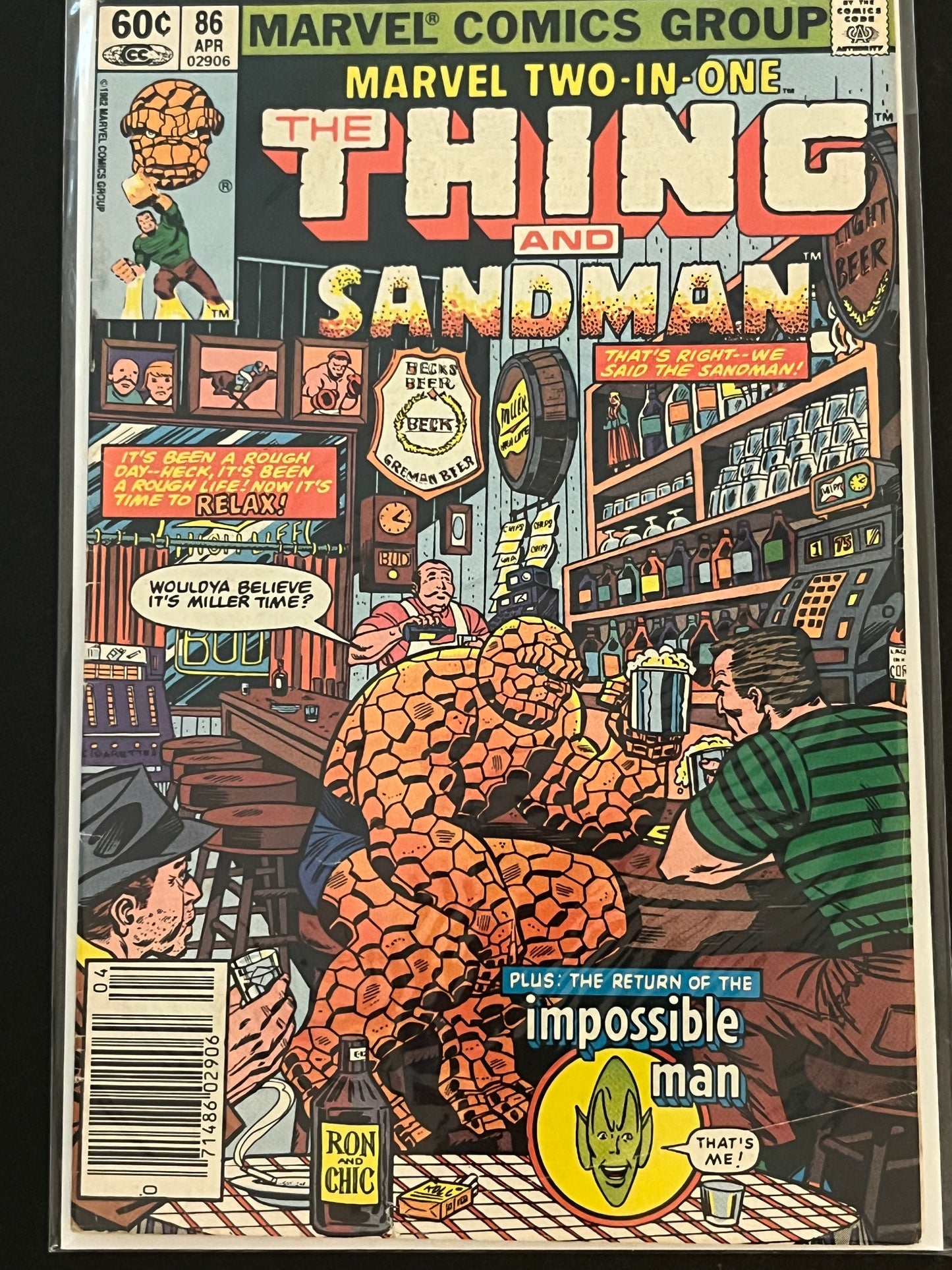 Marvel Two-In-One 86 High Grade