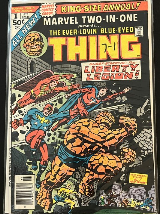 Marvel Two-In-One Annual 1 NM